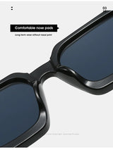 SHAUNA Ins – lunettes de soleil carrées populaires pour femmes et hommes, nuances teintes rétro UV400
